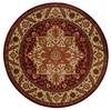 nourison_paramount_collection_yellow_round_area_rug_102337