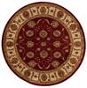 Nourison Paramount Red Round 53 X 53 Area Rug  805-102362 Thumb 3