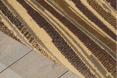 Nourison Paramount Brown Round 53 X 53 Area Rug 805-102367 Image 1