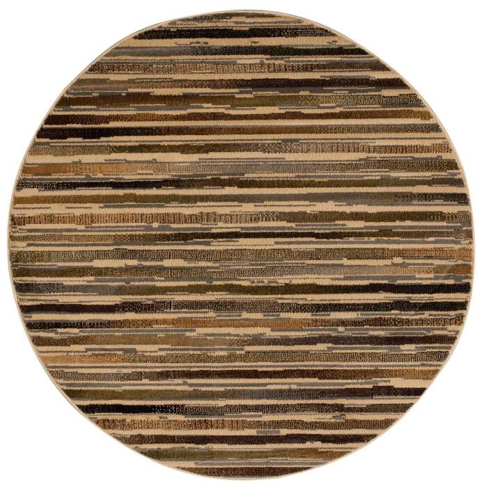 Nourison Paramount Brown Round 53 X 53 Area Rug 805-102367 Image 0