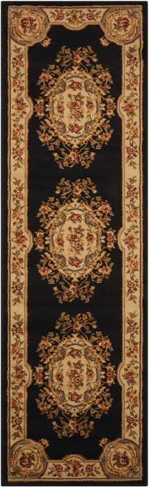 Nourison Paramount Black Runner 22 X 73 Area Rug 805-102390 Image 0