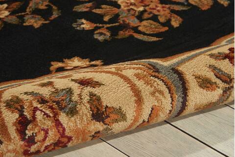 Nourison Paramount Black Round 53 X 53 Area Rug 805-102392 Image 1
