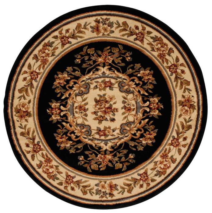 Nourison Paramount Black Round 53 X 53 Area Rug 805-102392 Image 3