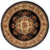 Nourison Paramount Black Round 53 X 53 Area Rug  805-102392 Thumb 3