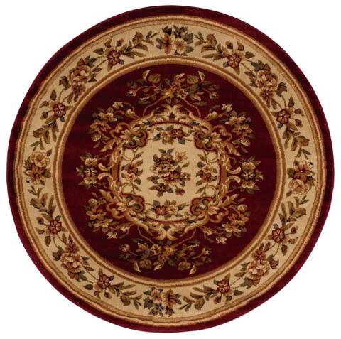 Nourison Paramount Red Round 53 X 53 Area Rug 805-102407 Image 0