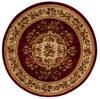 Nourison Paramount Red Round 53 X 53 Area Rug  805-102407 Thumb 0