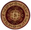 Nourison Paramount Red Round 53 X 53 Area Rug 805-102407 Thumb 0