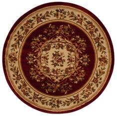 Nourison Paramount Red Round 5'3" X 5'3" Area Rug  805-102407