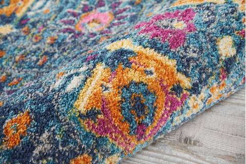 Nourison Passion Blue 110 X 210 Area Rug 805-102410 Image 2