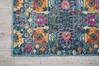 Nourison Passion Blue 110 X 210 Area Rug  805-102410 Thumb 1