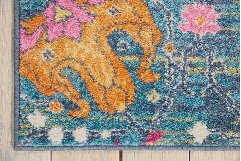 Nourison Passion Blue 39 X 59 Area Rug 805-102411 Image 1
