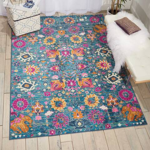 Nourison Passion Blue 39 X 59 Area Rug 805-102411 Image 3