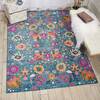 Nourison Passion Blue 39 X 59 Area Rug  805-102411 Thumb 3