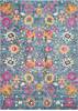 Nourison Passion Blue 39 X 59 Area Rug  805-102411 Thumb 0