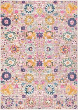 Nourison Passion Grey Rectangle 5x7 ft Polypropylene Carpet 102422