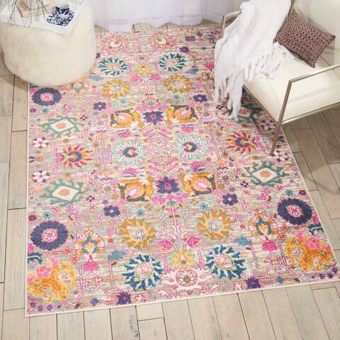 Nourison Passion Grey 67 X 96 Area Rug 805-102423 Image 3