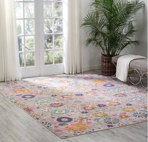 Nourison Passion Grey 80 X 100 Area Rug 805-102424 Image 3