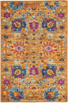 Nourison Passion Yellow 1'10" X 2'10" Area Rug  805-102425