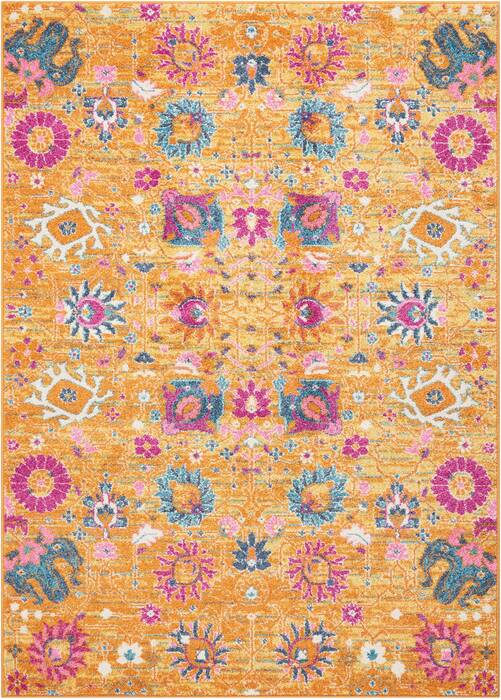 Nourison Passion Yellow 53 X 73 Area Rug 805-102427 Image 0