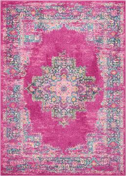Nourison Passion Purple Rectangle 5x7 ft Polypropylene Carpet 102437
