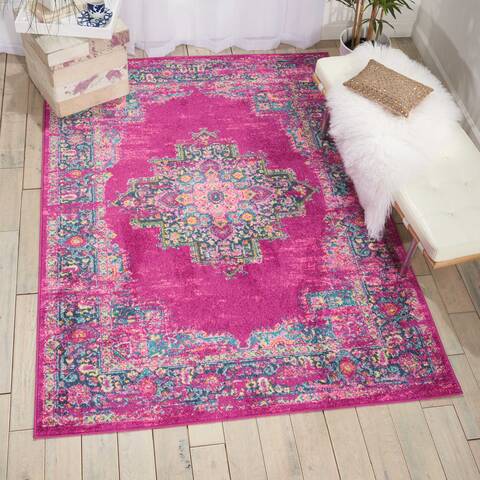 Nourison Passion Purple 67 X 96 Area Rug 805-102438 Image 3