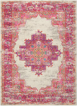 Nourison Passion Beige Rectangle 4x6 ft Polypropylene Carpet 102441