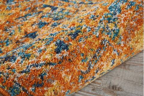 Nourison Passion Blue 110 X 210 Area Rug 805-102445 Image 2