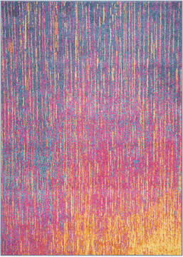 Nourison Passion Multicolor Rectangle 4x6 ft Polypropylene Carpet 102451