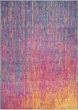 Nourison Passion Multicolor Rectangle 5x7 ft Polypropylene Carpet 102452