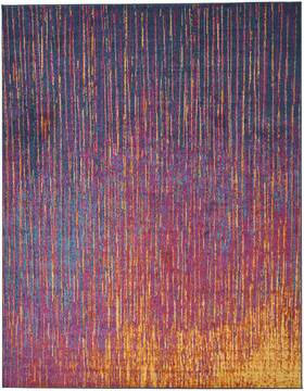 Nourison Passion Multicolor Rectangle 8x10 ft Polypropylene Carpet 102454