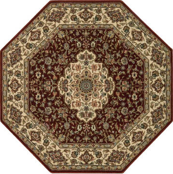 Octagon Rugs The Best Deals At Rugman With Free Shipping Nourison Persian Arts Brown Octagon 5 3 X Area Rug