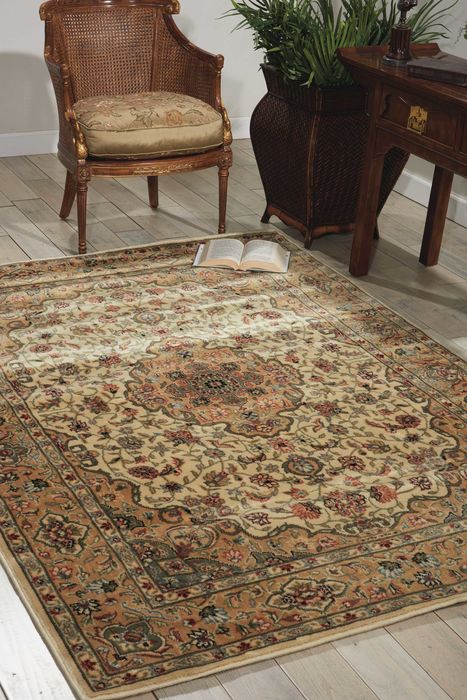 Nourison PERSIAN ARTS Beige 20 X 36 Area Rug 99446687371 805-102501 Image 1