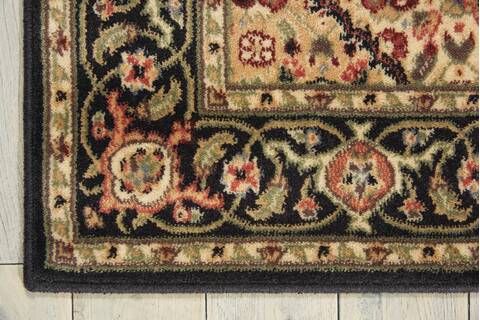 Nourison Persian Arts Black 20 X 36 Area Rug 805-102510 Image 1