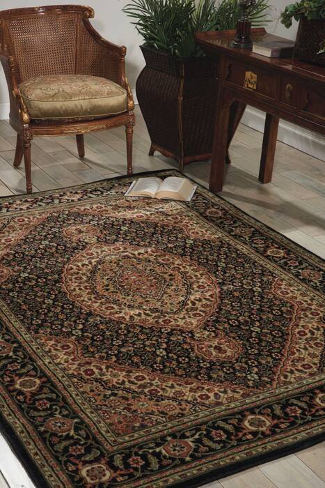 Nourison Persian Arts Black 53 X 75 Area Rug 805-102515 Image 3