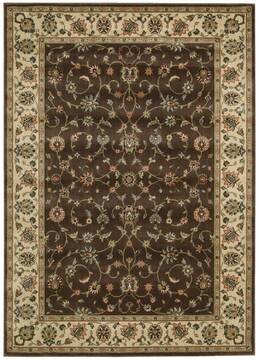 Nourison Persian Arts Brown Rectangle 4x6 ft Polyester Carpet 102558