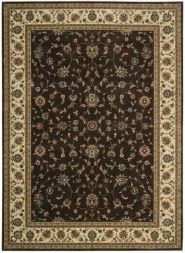Nourison Persian Arts Brown Rectangle 8x11 ft Polyester Carpet 102561