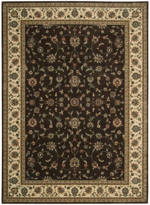 Nourison PERSIAN ARTS Brown 96 X 130 Area Rug 99446006240 805-102563 Image 0