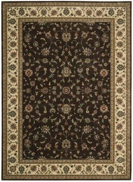 Nourison PERSIAN ARTS Brown Rectangle 10x13 ft polyester Carpet 102563