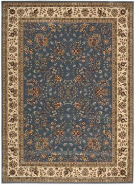Nourison PERSIAN ARTS Blue Rectangle 10x13 ft polyester Carpet 102581