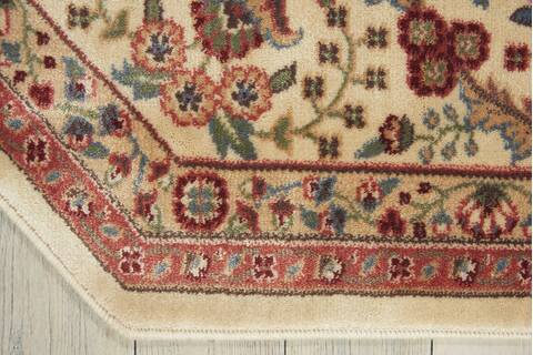 Nourison Heritage Hall Beige Octagon 79 X 79 Area Rug 805-102607 Image 1