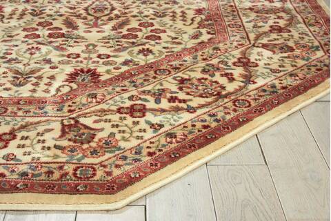 Nourison Heritage Hall Beige Octagon 79 X 79 Area Rug 805-102607 Image 4