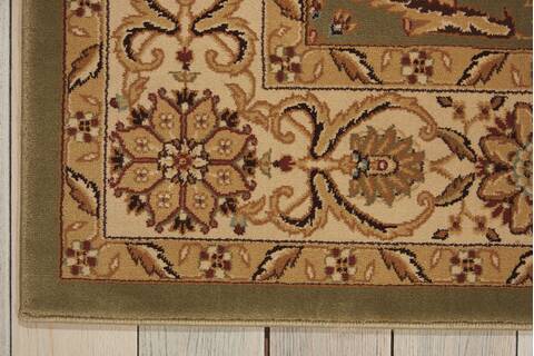 Nourison Persian Crown Green 93 X 129 Area Rug 805-102634 Image 1