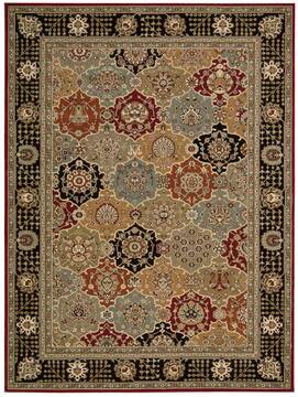 Nourison Persian Crown Black 5'3" X 7'4" Area Rug  805-102686