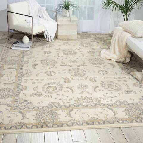 Nourison Persian Empire White 79 X 1010 Area Rug 805-102701 Image 3