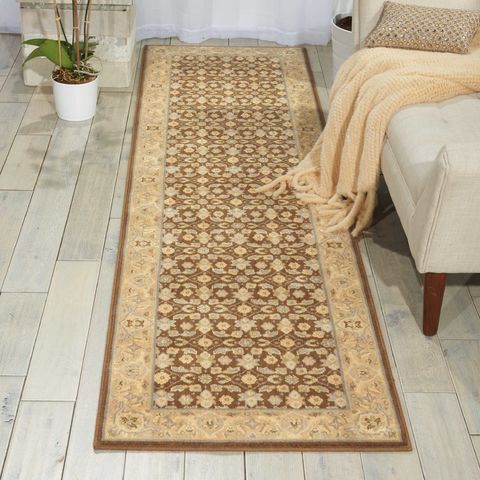 Nourison PERSIAN EMPIRE Brown Runner 23 X 80 Area Rug 99446441669 805-102767 Image 1