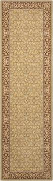 Nourison Persian Empire Green Runner 6 to 9 ft Wool Carpet 102774