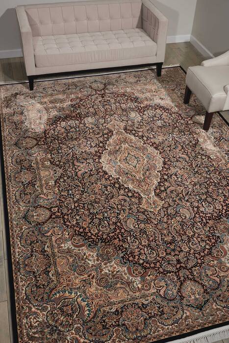 Nourison Persian Palace Blue 710 X 1010 Area Rug 805-102787 Image 2