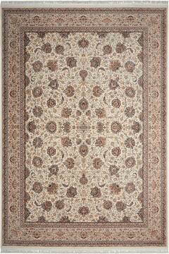 Nourison Persian Palace Beige Rectangle 8x11 ft Polyester Carpet 102795