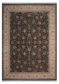 Nourison Persian Palace Blue Rectangle 5x8 ft Polyester Carpet 102798