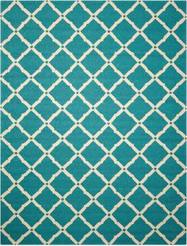 Nourison Portico Blue Rectangle 8x10 ft Polypropylene Carpet 102806